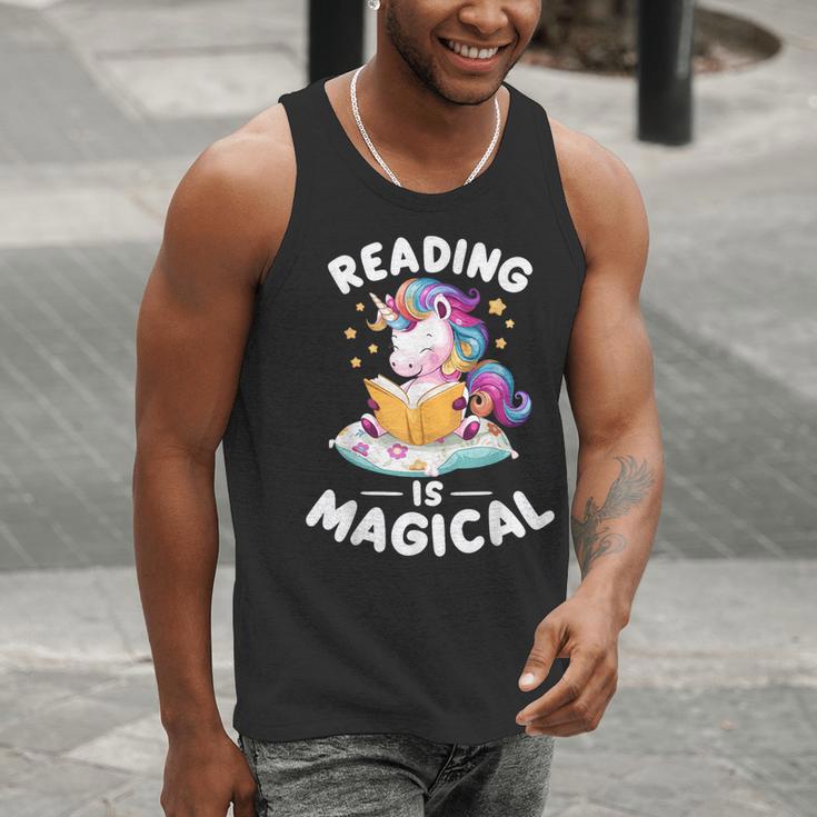 Unicorn Teacher Reading Is Magical Book Men Tank Top, funny gift Unicorn Teacher Reading Is Magical Book Men Tank Top, funny gift