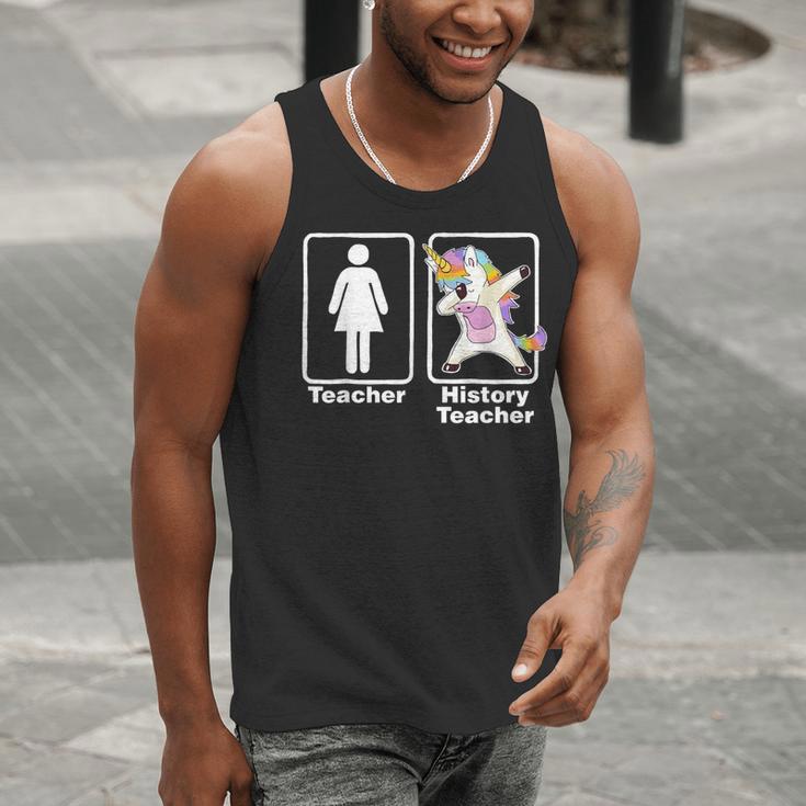 Unicorn History Teacher T-Shirt History Teacher Men Tank Top, History Teacher Tank Tops, funny gift