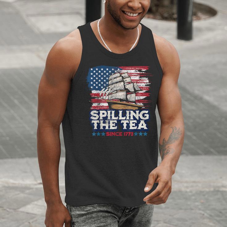 US History Teacher Boston Spilling The Tea Since 1773 Men Tank Top, History Teacher Tank Tops, funny gift