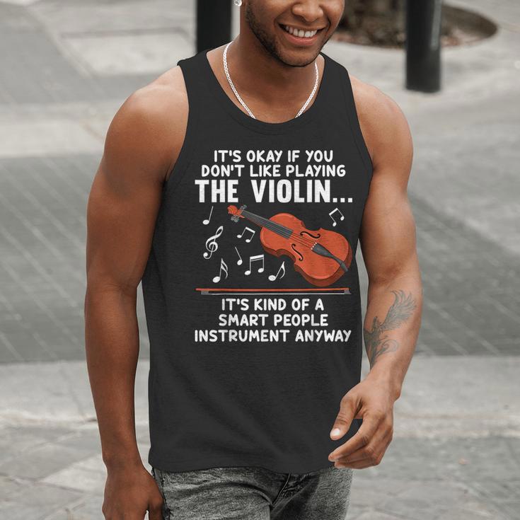 Violin Player Costume For Men Women Violin Teacher Violinist Men Tank Top, funny gift
