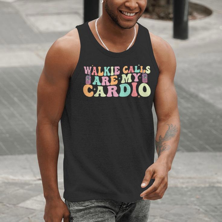 Walkie Calls Are My Cardio SPED Teacher Inclusion ABA Men Tank Top, funny gift Walkie Calls Are My Cardio SPED Teacher Inclusion ABA Men Tank Top, funny gift