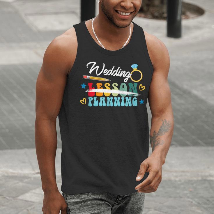 Wedding Planning Not Lesson Engaged Teacher Engagement Men Tank Top, funny gift Wedding Planning Not Lesson Engaged Teacher Engagement Men Tank Top, funny gift