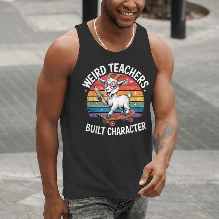 Weird Teachers Build Character Teacher Men Tank Top, funny gift Weird Teachers Build Character Teacher Men Tank Top, funny gift