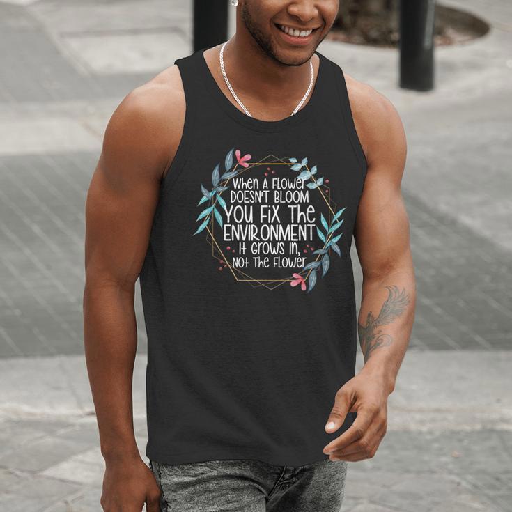 When A Flower Doesn't Bloom Special Education Teacher Men Women Men Tank Top, funny gift When A Flower Doesn't Bloom Special Education Teacher Men Women Men Tank Top, funny gift