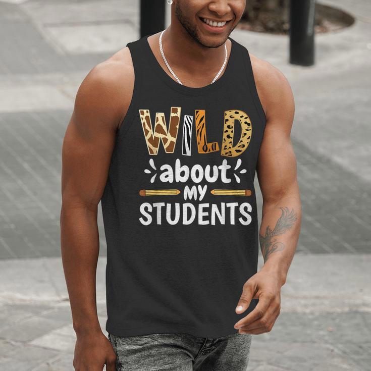Wild About My Students School Teachers And Students Men Tank Top, funny gift