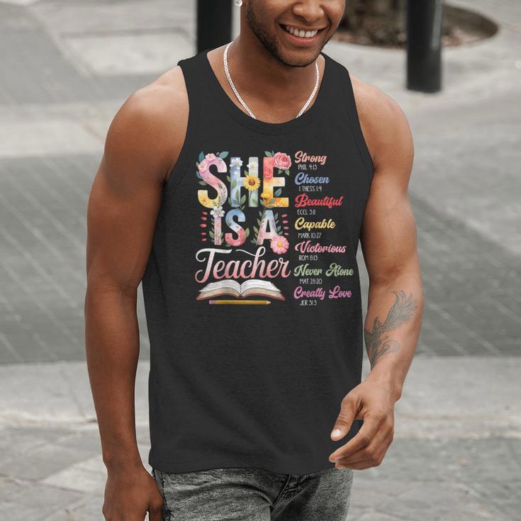 Women Bible Verse Christian Teacher God Says Back To School Men Tank Top, funny gift Women Bible Verse Christian Teacher God Says Back To School Men Tank Top, funny gift