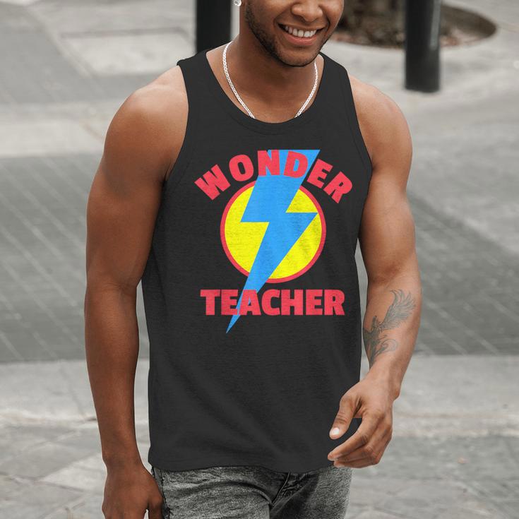 Wonder Teacher Teacher Halloween Tshirt Men Tank Top, funny gift