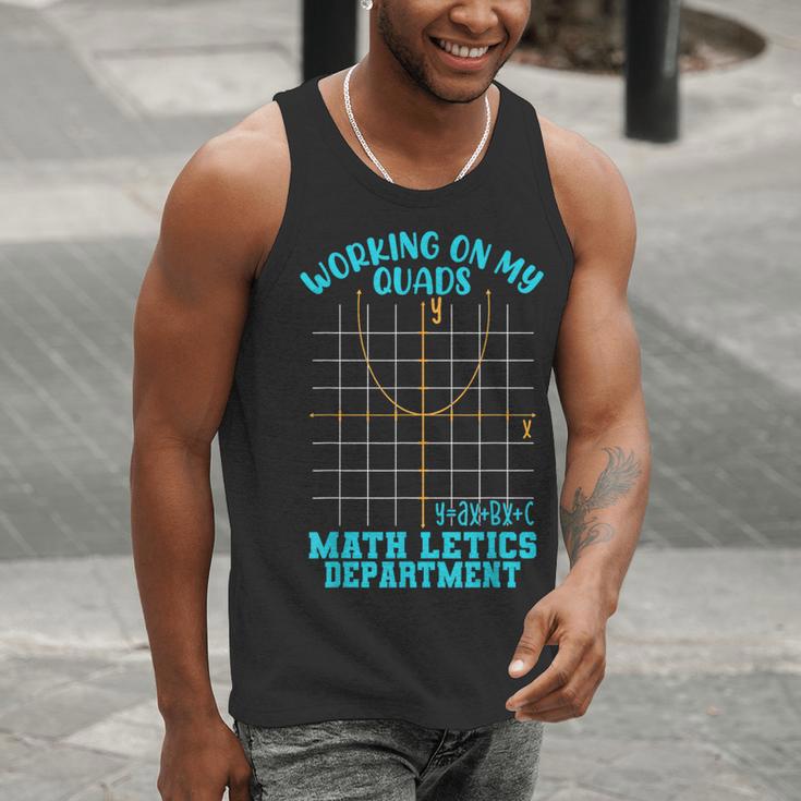 Working On My Quads Algebra Math Teacher Humor Men Tank Top, funny gift Working On My Quads Algebra Math Teacher Humor Men Tank Top, funny gift