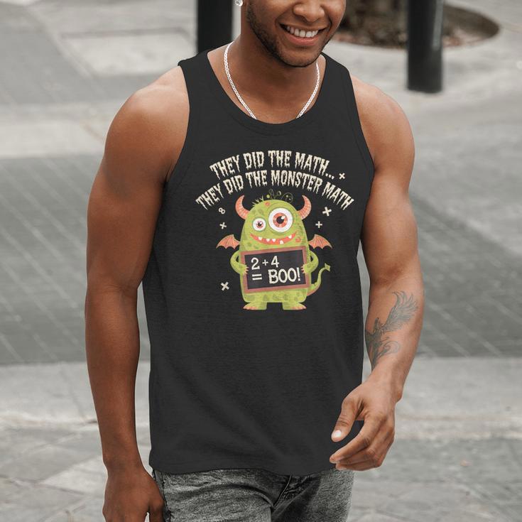 They Did The Math They Did The Monster Math Teacher Student Men Tank Top, funny gift They Did The Math They Did The Monster Math Teacher Student Men Tank Top, funny gift
