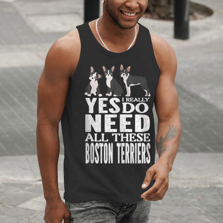 Yes I Really Do Need All These Boston Terriers Men Tank Top, funny gift