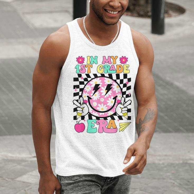 In My 1st Grade Era Smile Face Back To School Teacher Kid Men Tank Top, funny gift