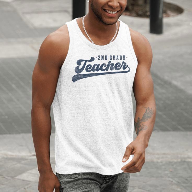 2nd Grade Teacher Cute Vintage Graphic Second Grade Teacher Men Women Men Tank Top, 2nd Grade Teacher Tank Tops, funny gift 2nd Grade Teacher Cute Vintage Graphic Second Grade Teacher Men Women Men Tank Top, 2nd Grade Teacher Tank Tops, funny gift