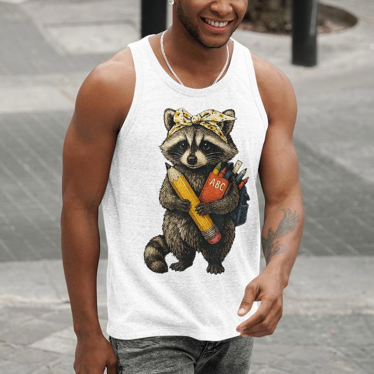 Back To School Raccoon Teachers Student Kids Men Tank Top, funny gift Back To School Raccoon Teachers Student Kids Men Tank Top, funny gift