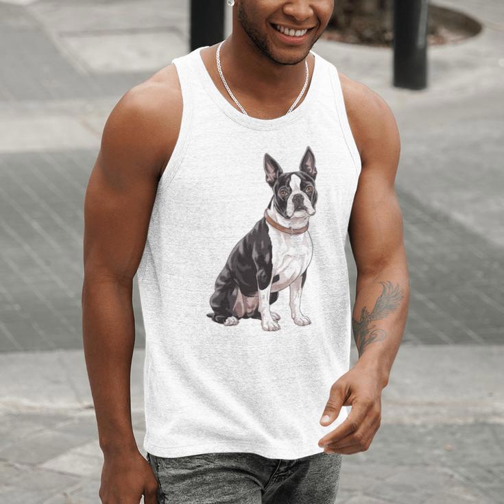 Boston Terrier Dog Dad Boston Terrier Dog Lovers Men Tank Top, Boston Terrier Dad Tank Tops, funny gift