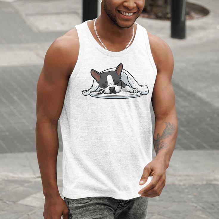 Boston Terrier Dog Official Sleeping Men Women Girls Kids Men Tank Top, funny gift