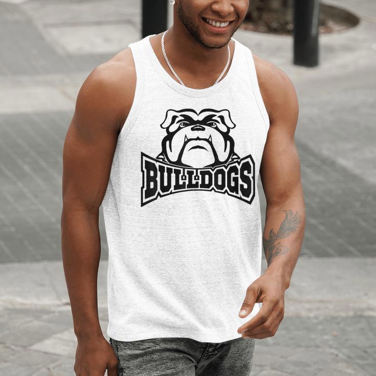 Bulldogs Teacher Student School Sports Fan Team Spirit Men Tank Top, funny gift Bulldogs Teacher Student School Sports Fan Team Spirit Men Tank Top, funny gift
