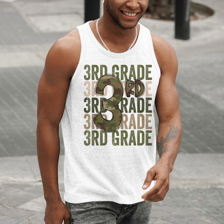 Camo Team 3rd Grade Squad Back To School Teacher Kids Boys Men Tank Top, funny gift Camo Team 3rd Grade Squad Back To School Teacher Kids Boys Men Tank Top, funny gift