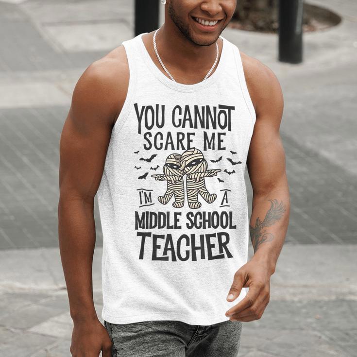 You Cannot Scare Me I'm A Middle School Teacher Halloween Men Tank Top, funny gift You Cannot Scare Me I'm A Middle School Teacher Halloween Men Tank Top, funny gift