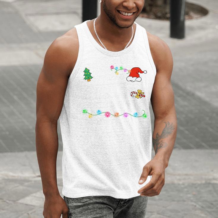 Is It Christmas Break Yet Teacher Xmas Light Santa Hat Men Tank Top, funny gift Is It Christmas Break Yet Teacher Xmas Light Santa Hat Men Tank Top, funny gift