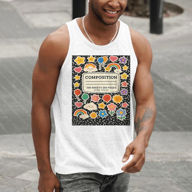 Composition Notebook Costume Teacher Matching Halloween Book Men Tank Top, funny gift Composition Notebook Costume Teacher Matching Halloween Book Men Tank Top, funny gift