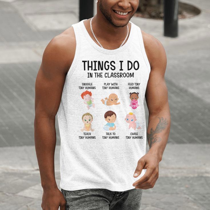 Daycare Preschool Infant Teacher Thing I Do In The Classroom Men Tank Top, funny gift