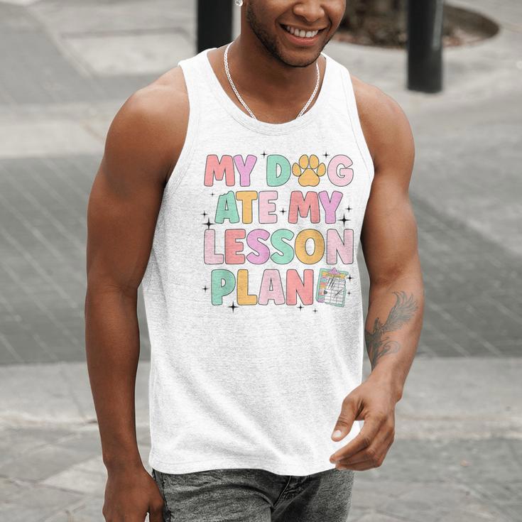 My Dog Ate My Lesson Plan Kindergarten Teacher Dog Lover For Men Women Men Tank Top, funny gift My Dog Ate My Lesson Plan Kindergarten Teacher Dog Lover For Men Women Men Tank Top, funny gift