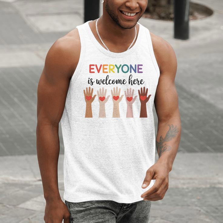 Everyone Is Welcome Here Idaho Teacher Men Tank Top, funny gift Everyone Is Welcome Here Idaho Teacher Men Tank Top, funny gift