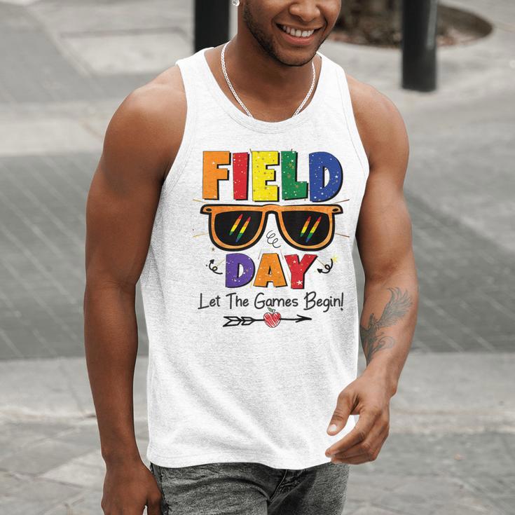 Field Day 2025 Let The Games Begin Kids Boys Girls Teachers Men Tank Top, funny gift