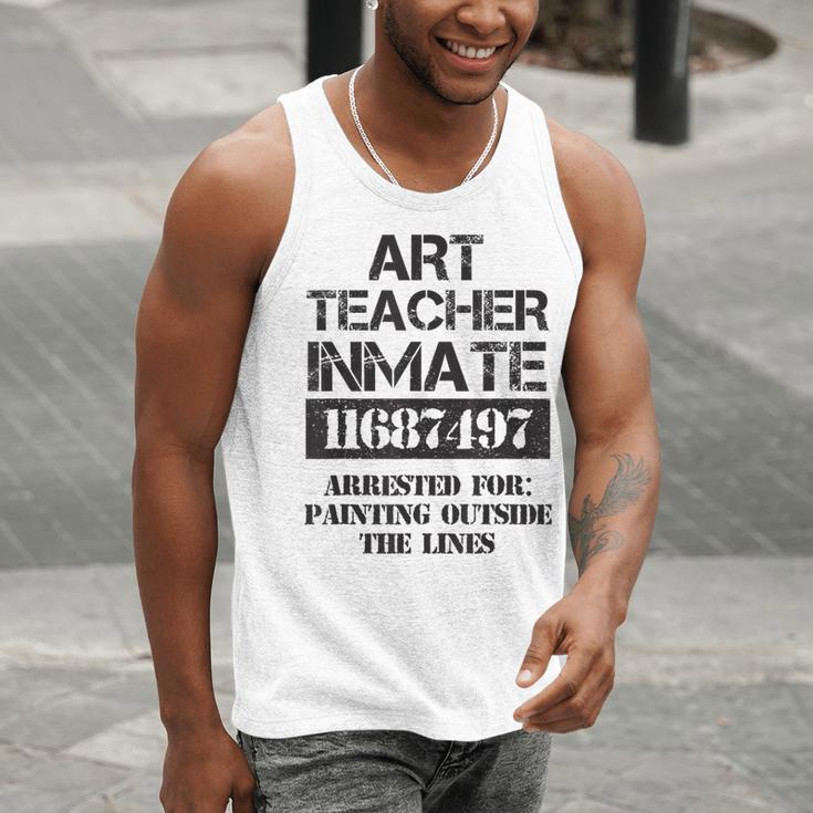 Halloween Art Teacher Prisoner Costume Men Tank Top, funny gift Halloween Art Teacher Prisoner Costume Men Tank Top, funny gift