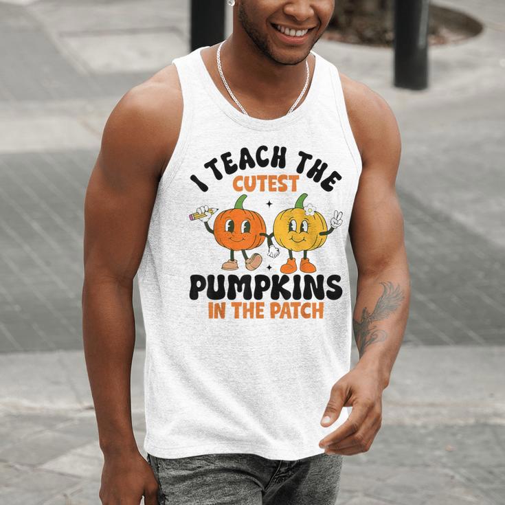 Halloween Teacher I Teach The Cutest Pumpkins In The Patch Men Tank Top, funny gift Halloween Teacher I Teach The Cutest Pumpkins In The Patch Men Tank Top, funny gift