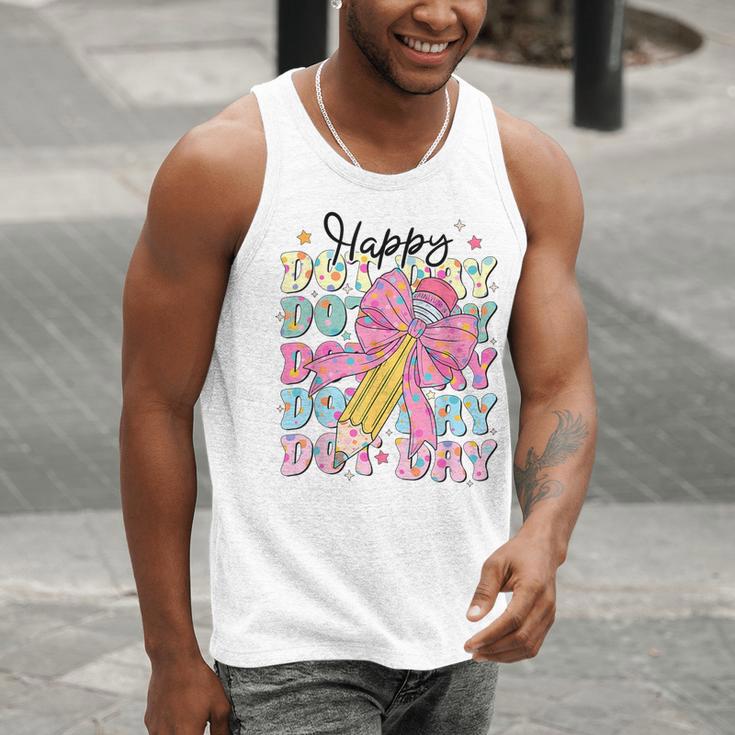 Happy Dot Day 2025 Coquette Bow Teachers Kids Boys Girls Men Tank Top, funny gift