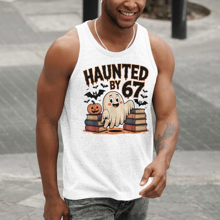 Haunted By 67 Teacher Ghost Pumpkin Halloween Costum Men Tank Top, funny gift Haunted By 67 Teacher Ghost Pumpkin Halloween Costum Men Tank Top, funny gift