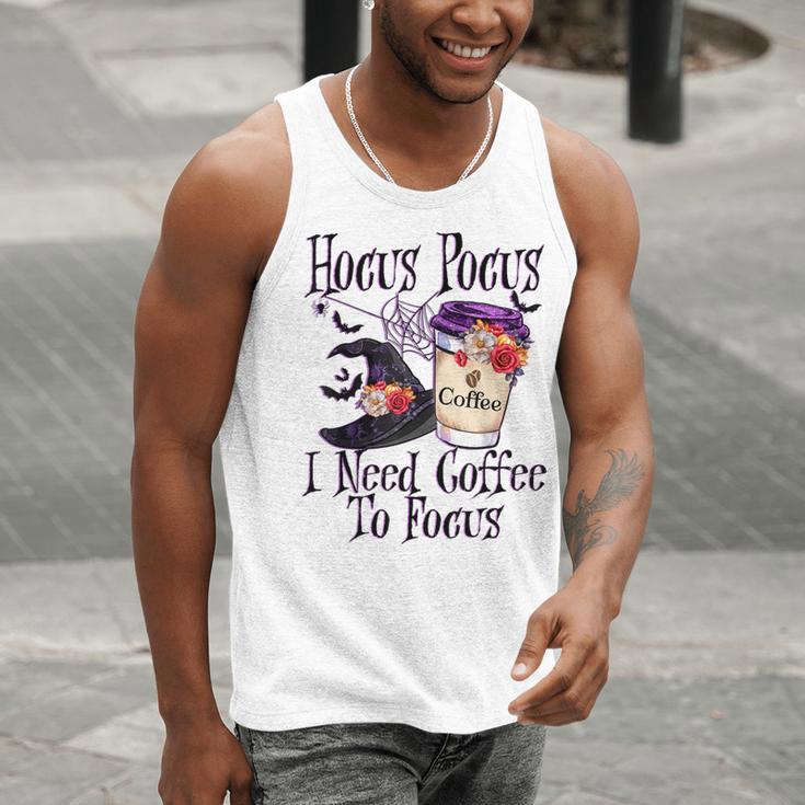 Hocus Pocus I Need Coffee To Focus Halloween Teacher Men Tank Top, funny gift Hocus Pocus I Need Coffee To Focus Halloween Teacher Men Tank Top, funny gift