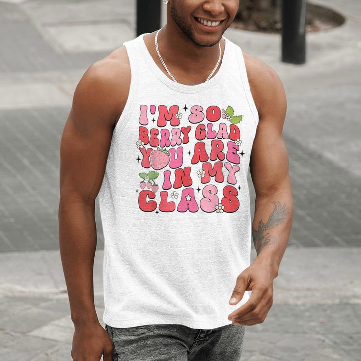 I'm So Berry Glad You Are Strawberry Elementary Teacher Men Tank Top, funny gift