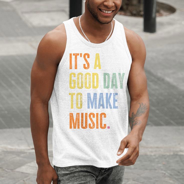 It's A Good Day To Make Music Music Lover Teacher Men Tank Top, funny gift It's A Good Day To Make Music Music Lover Teacher Men Tank Top, funny gift