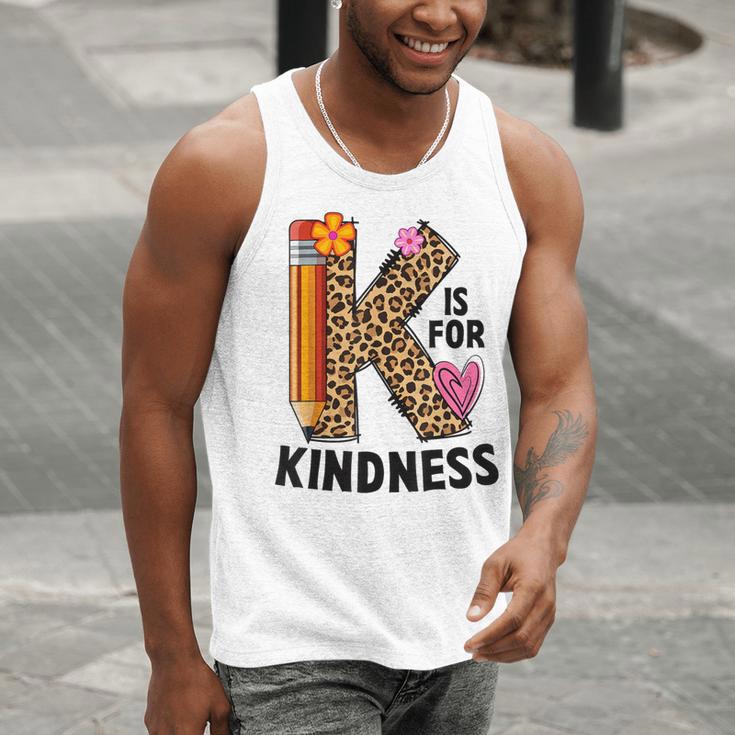 K Is For Kindness Unity Day Teacher Kids Men Tank Top, funny gift K Is For Kindness Unity Day Teacher Kids Men Tank Top, funny gift