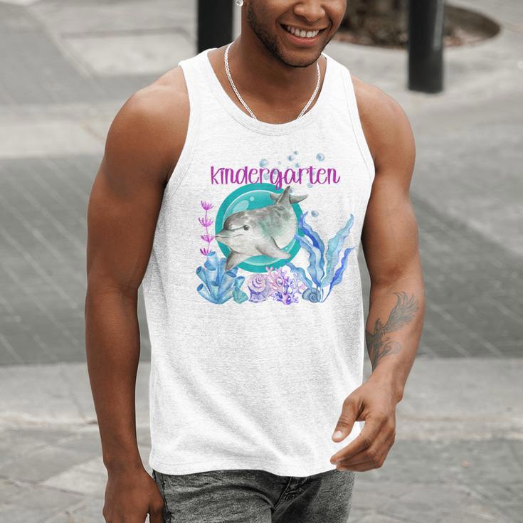 Kindergarten Teacher Dolphin Ocean Life Teaching Team Spirit Men Tank Top, funny gift