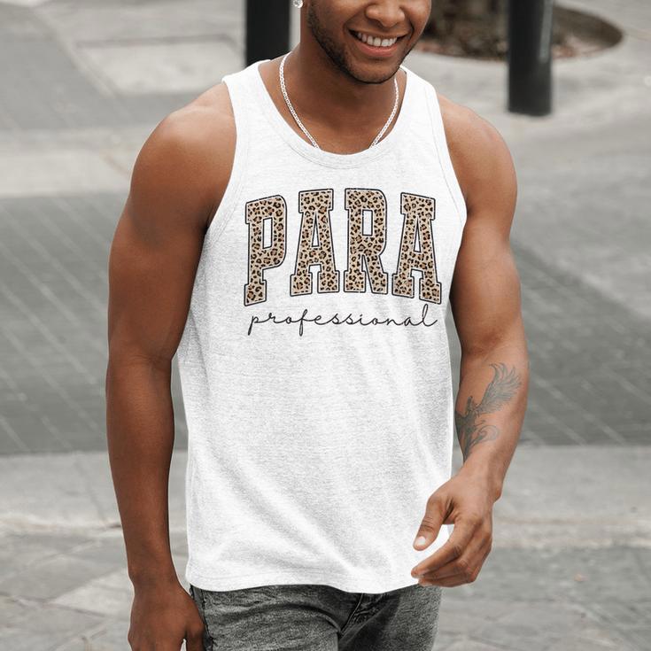 Leopard Paraprofessional Back To School Para Squad Teacher Men Tank Top, funny gift Leopard Paraprofessional Back To School Para Squad Teacher Men Tank Top, funny gift