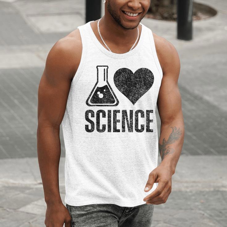 I Love Science Lover Teacher Scientist Sciences Men Tank Top, Science Teacher Tank Tops, funny gift
