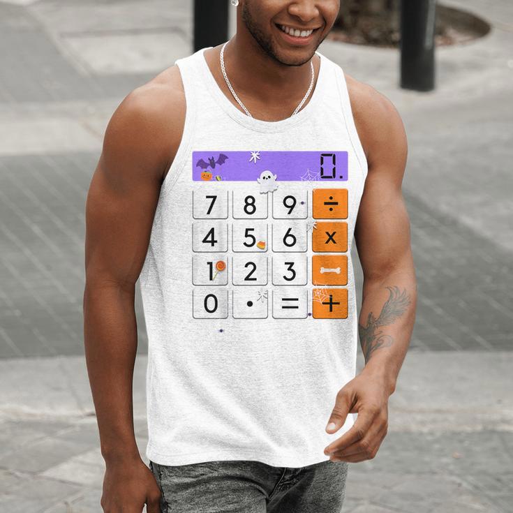 Math Teacher Halloween Costume Calculator Math Pun Men Tank Top, funny gift Math Teacher Halloween Costume Calculator Math Pun Men Tank Top, funny gift