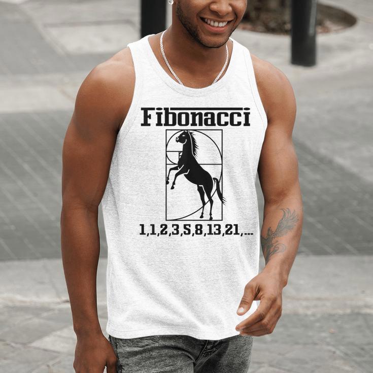 Nerdy Fibonacci Racing Car Horse Math Teacher Men Women Girls Kids Men Tank Top, funny gift