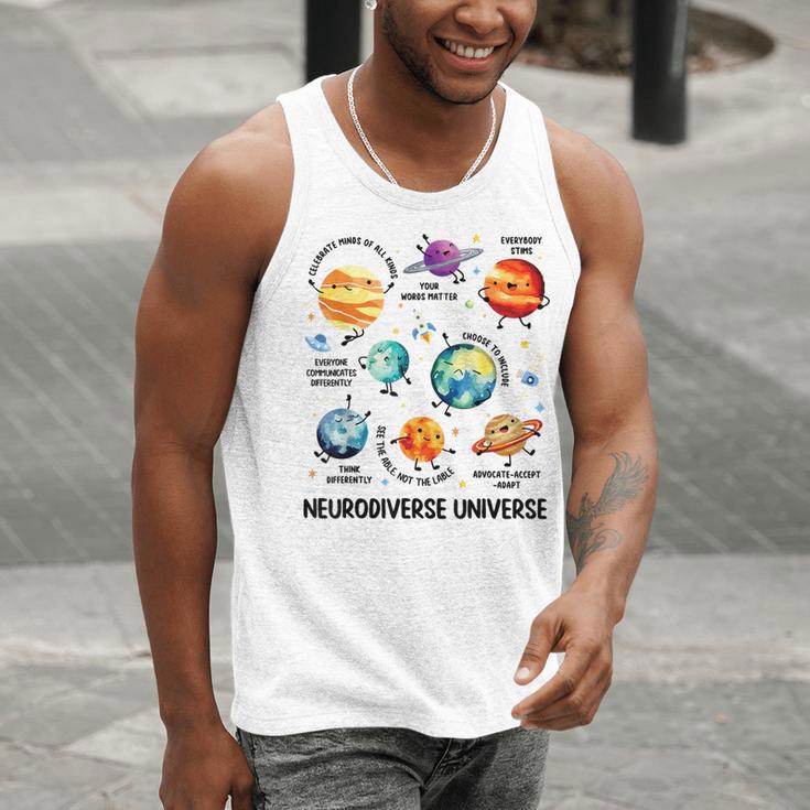 Neurodiverse Universe Space Planet Special Education Teacher Men Tank Top, funny gift Neurodiverse Universe Space Planet Special Education Teacher Men Tank Top, funny gift