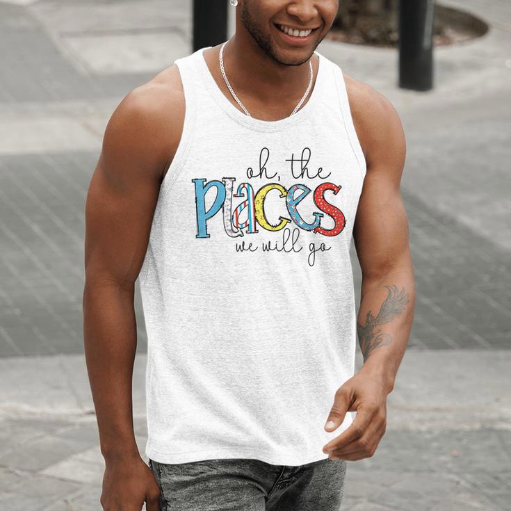 Oh The Places We Will Go Reading Day Book Lovers Teachers Men Tank Top, funny gift Oh The Places We Will Go Reading Day Book Lovers Teachers Men Tank Top, funny gift