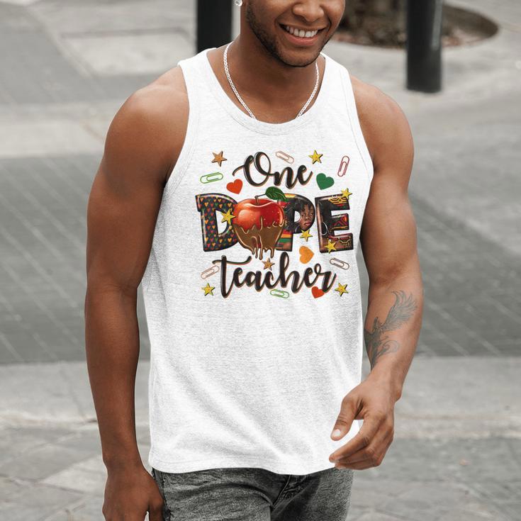 One Dope Teacher Men Tank Top, funny gift One Dope Teacher Men Tank Top, funny gift