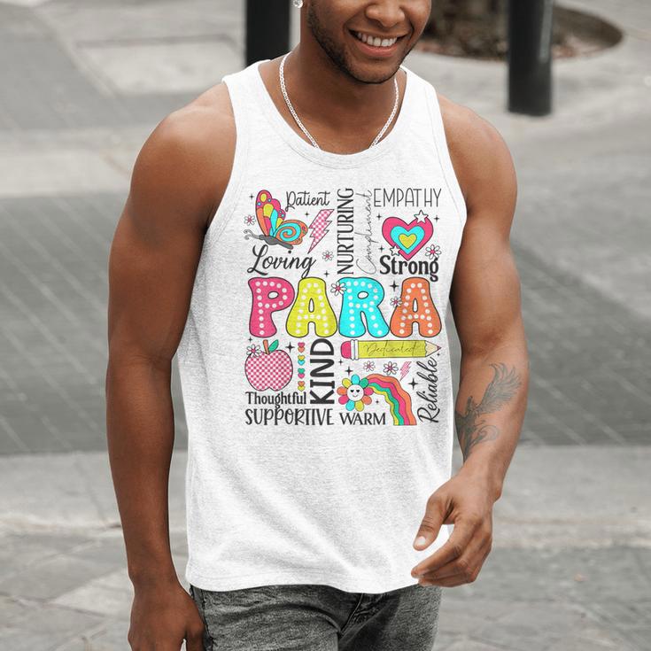 Para Paraprofessional Paraeducator Teacher Back To School Men Tank Top, funny gift Para Paraprofessional Paraeducator Teacher Back To School Men Tank Top, funny gift