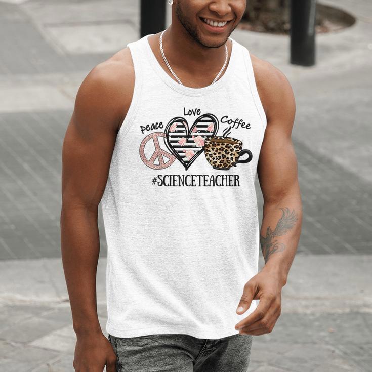 Peace Love Coffee Science Teacher Men Tank Top, Science Teacher Tank Tops, funny gift Peace Love Coffee Science Teacher Men Tank Top, Science Teacher Tank Tops, funny gift