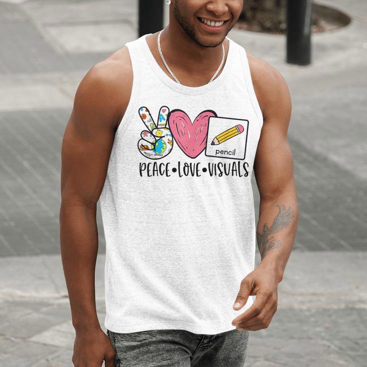 Peace Love Visuals Special Education Teacher Dream Team Men Tank Top, funny gift Peace Love Visuals Special Education Teacher Dream Team Men Tank Top, funny gift