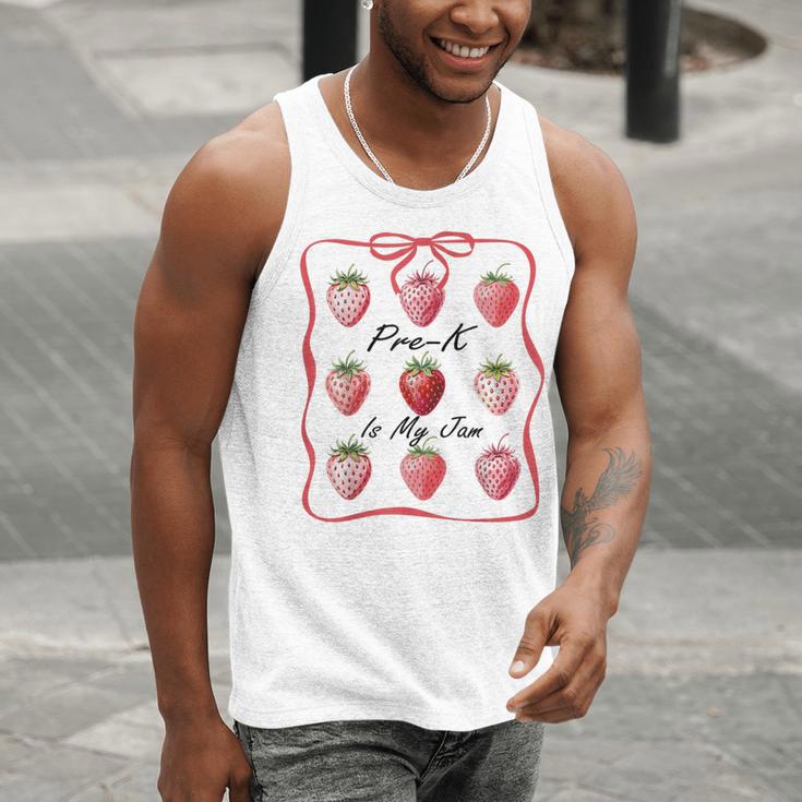 Pre K Is My Jam Teacher Team Crew Preschool Cute Strawberry Men Tank Top, funny gift Pre K Is My Jam Teacher Team Crew Preschool Cute Strawberry Men Tank Top, funny gift