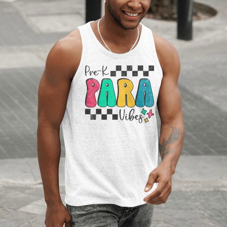 Pre-K Paraprofessional Teacher Back To School Vibes Men Tank Top, funny gift Pre-K Paraprofessional Teacher Back To School Vibes Men Tank Top, funny gift