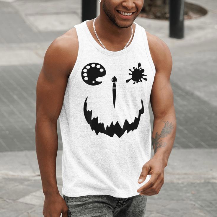 Pumpkin Artist Halloween Art Teacher Men Tank Top, funny gift